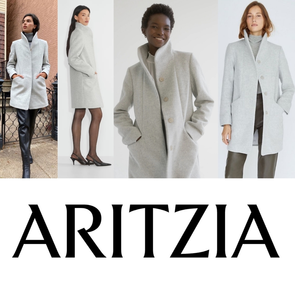 ARITZIA Wilfred The Cocoon Coat Wool Cashmere